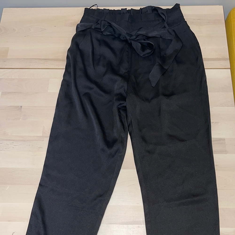 Black satin Dress pants